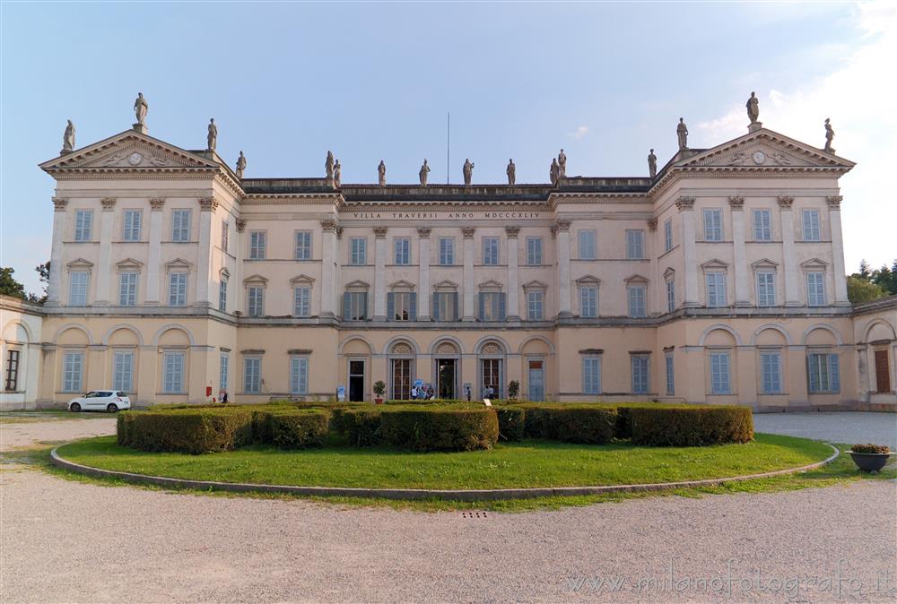 Desio (Milan, Italy) - Facade toward the street of Villa Cusani Traversi Tittoni